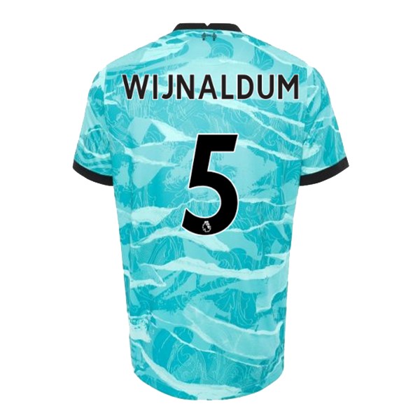 Maillot Football Liverpool NO.5 Wijnaldum Exterieur 2020-21 Bleu